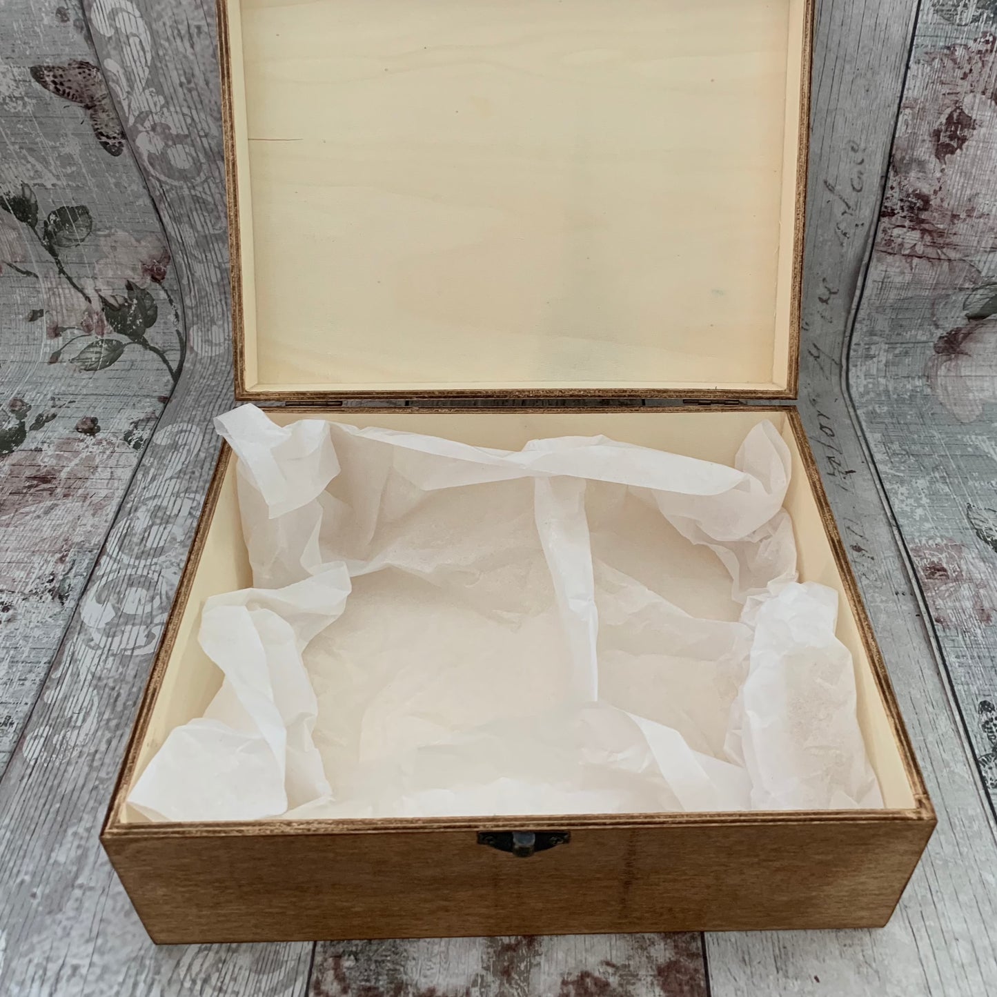 Personalised Wooden Tea Storage Box